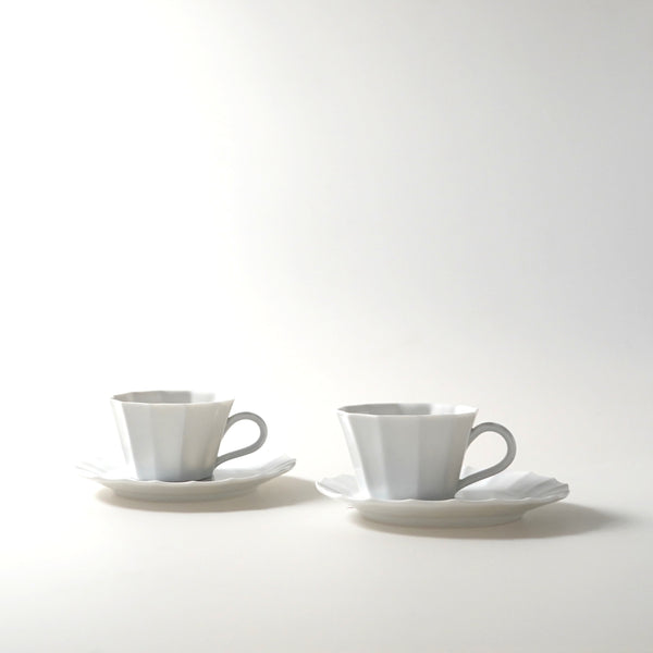 白磁　逸品 白磁12角カップ - at Kiln