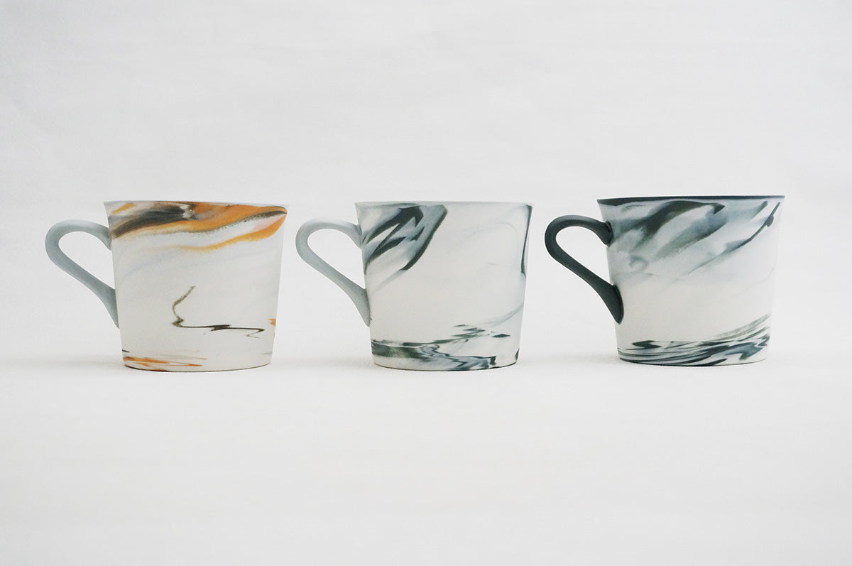 001 marble コーヒー碗 10/11/12