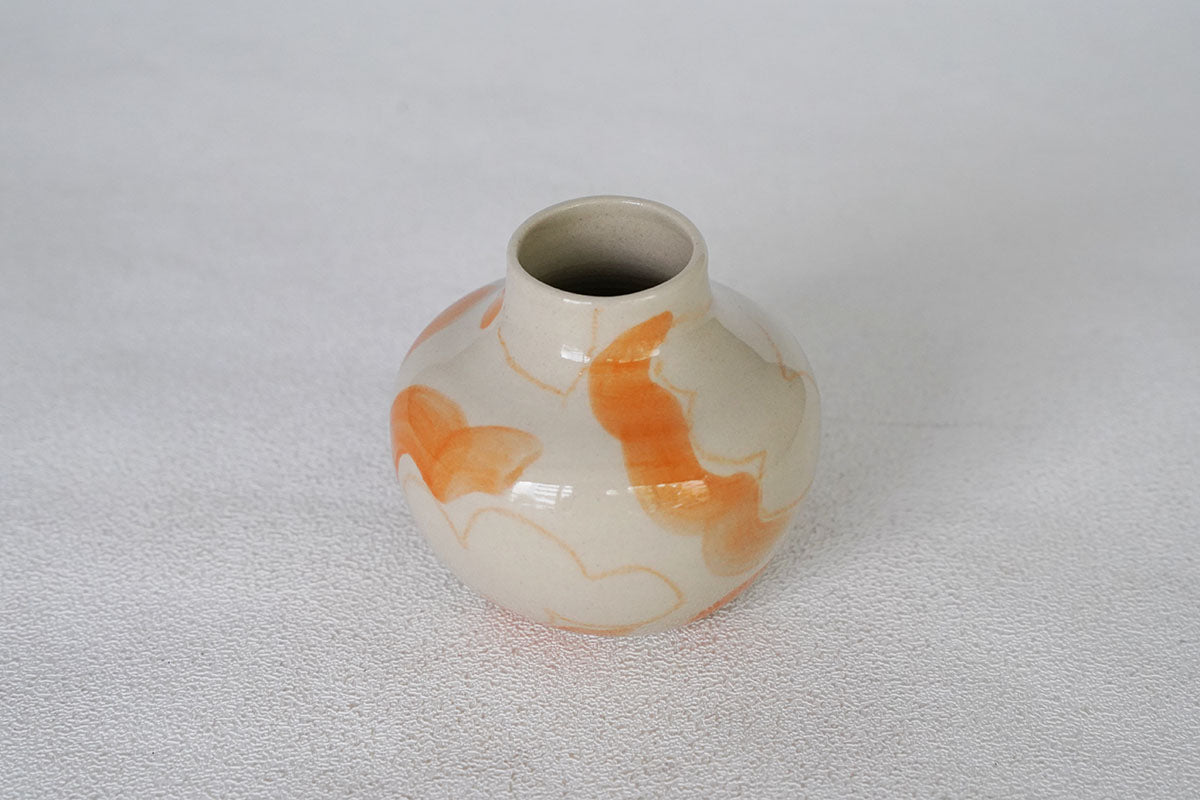 002 ペイント花器（中）