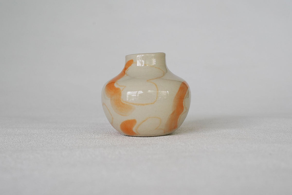 002 ペイント花器（中）