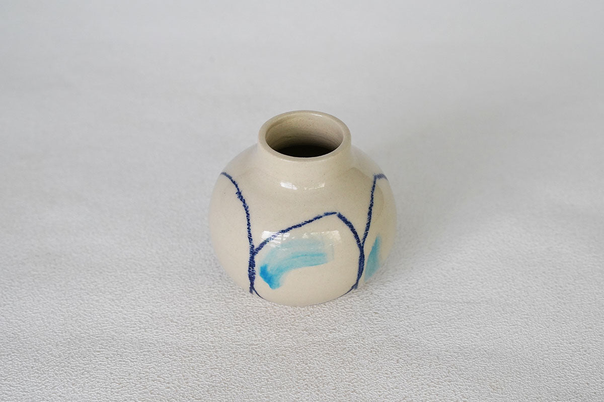 002 ペイント花器（中）