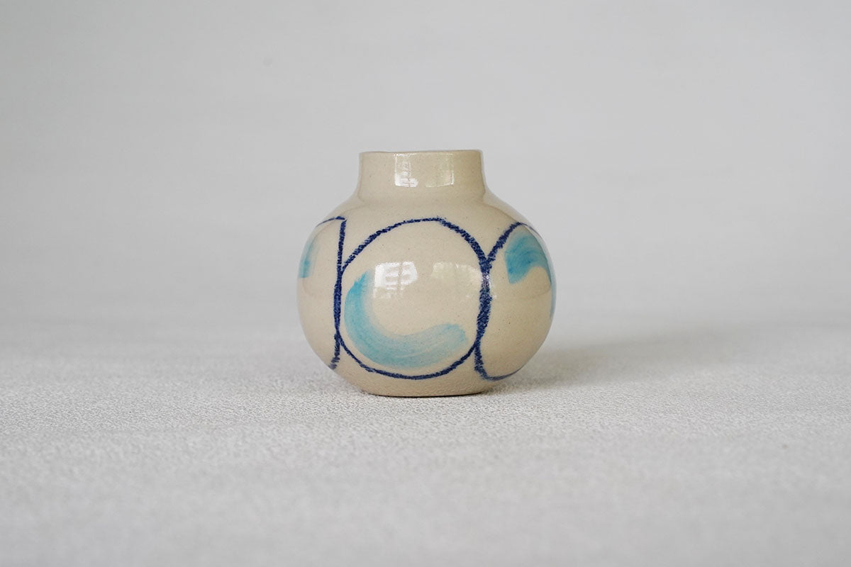 002 ペイント花器（中）
