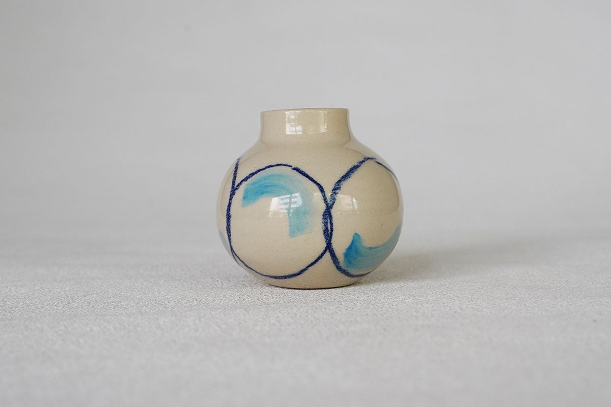 002 ペイント花器（中）