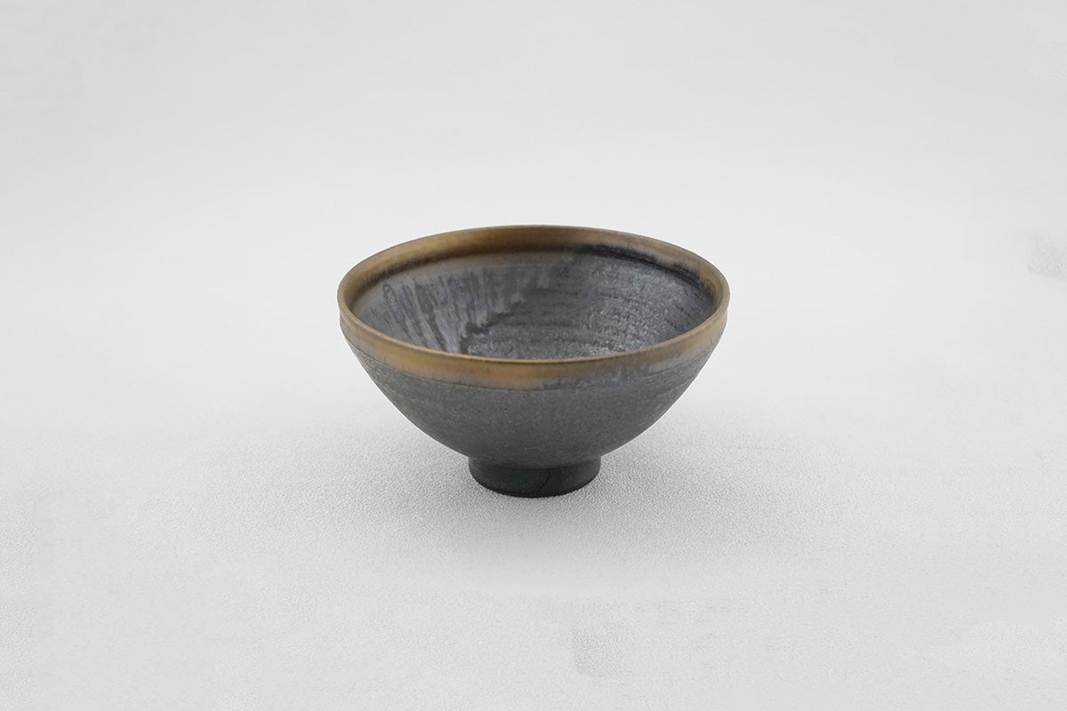 002 黒彩　飯碗（M）