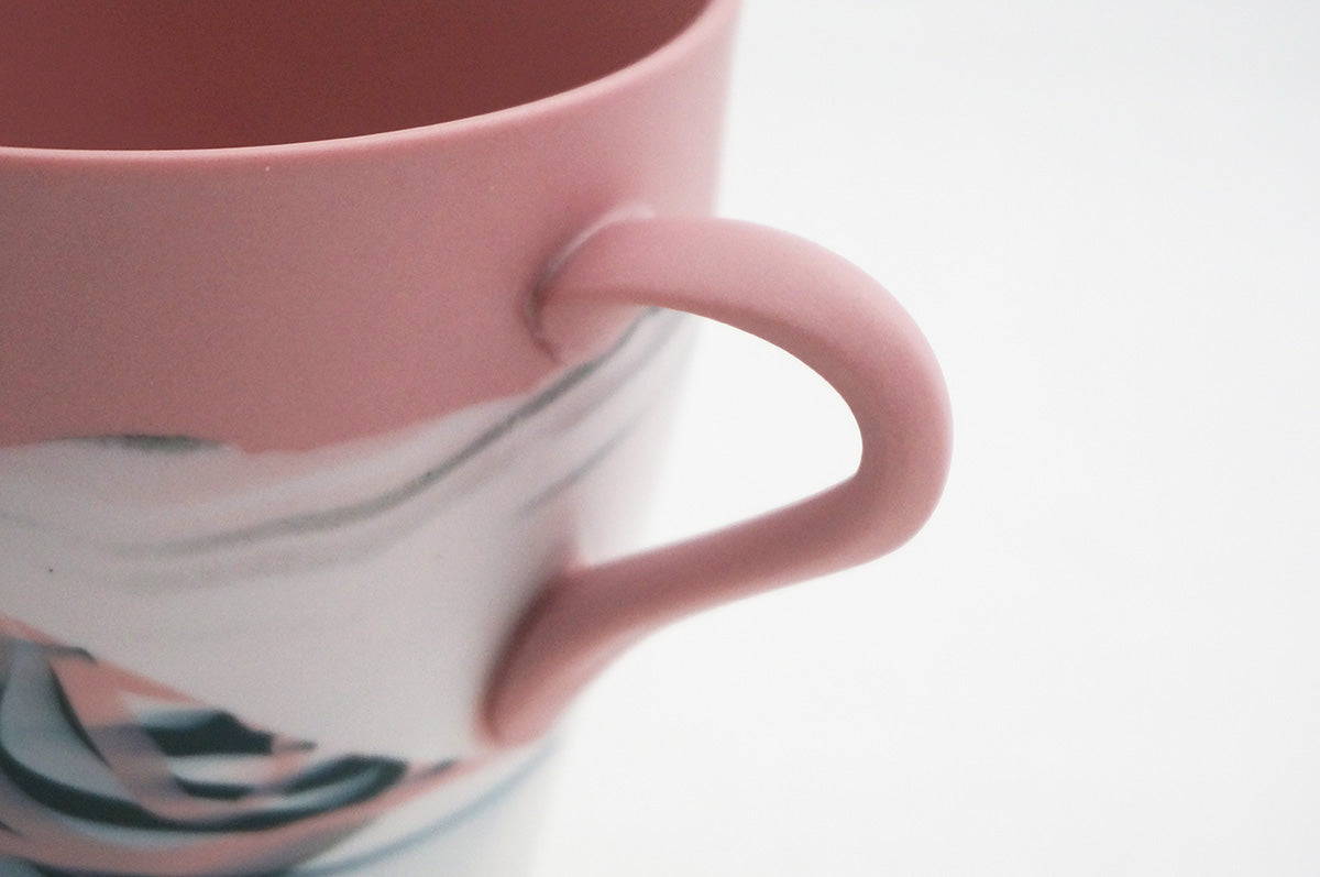 003 marble くびれカップ碗