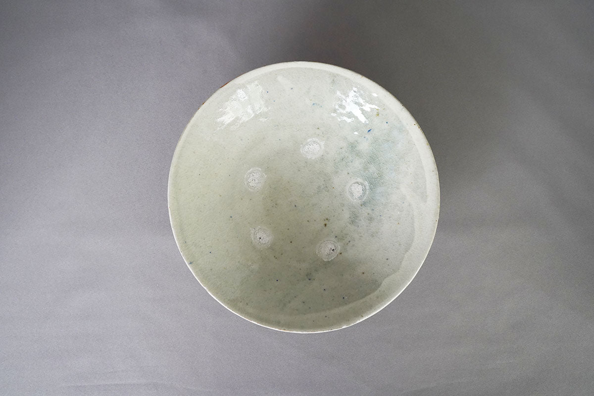 003 灰釉粉引6.5寸浅鉢