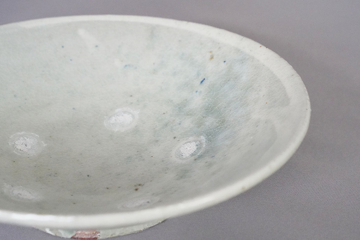 003 灰釉粉引6.5寸浅鉢