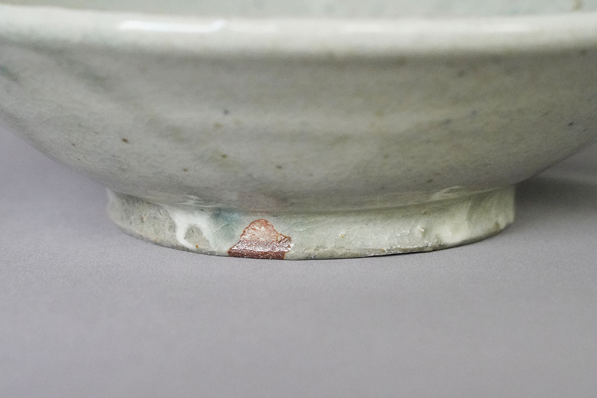003 灰釉粉引6.5寸浅鉢
