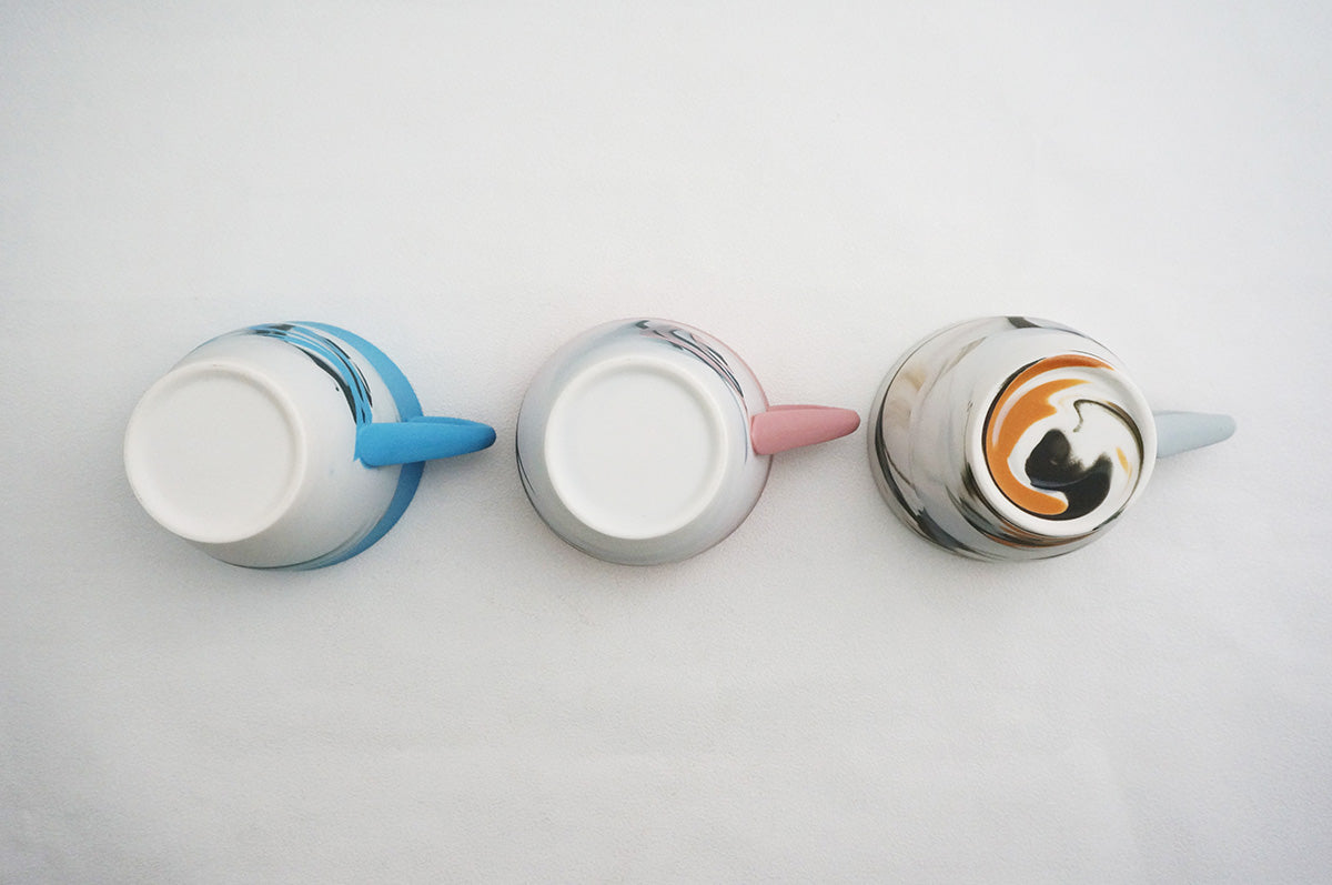 003 marble くびれカップ碗