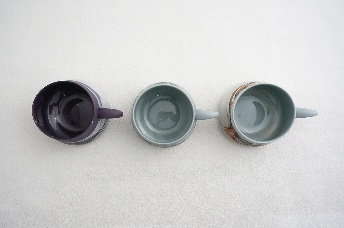 004 marble 富士型コーヒー碗 5/6/7