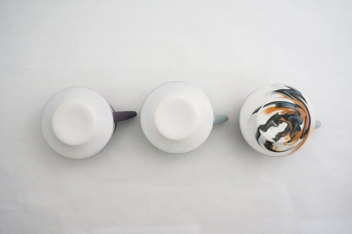 004 marble 富士型コーヒー碗 5/6/7