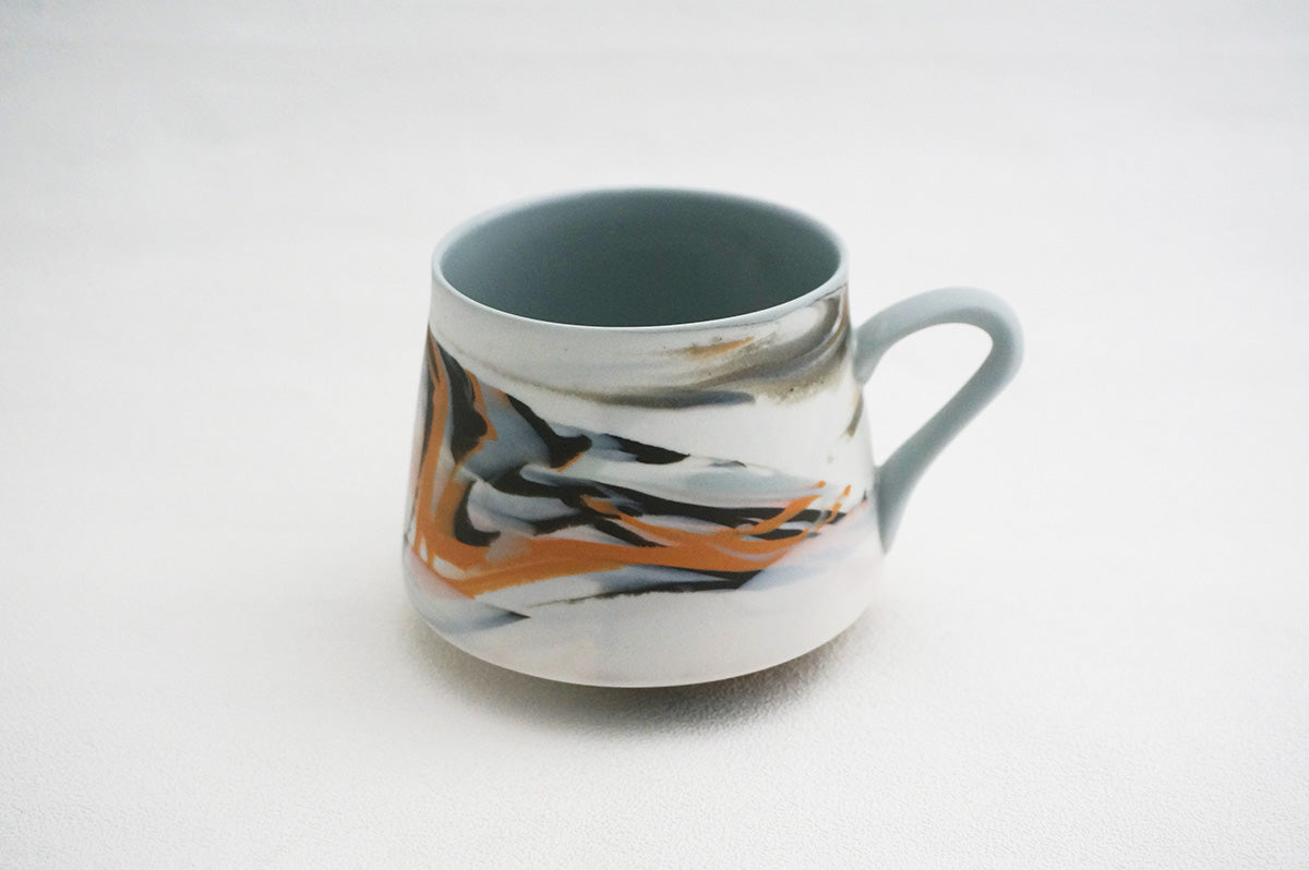 004 marble 富士型コーヒー碗 5/6/7