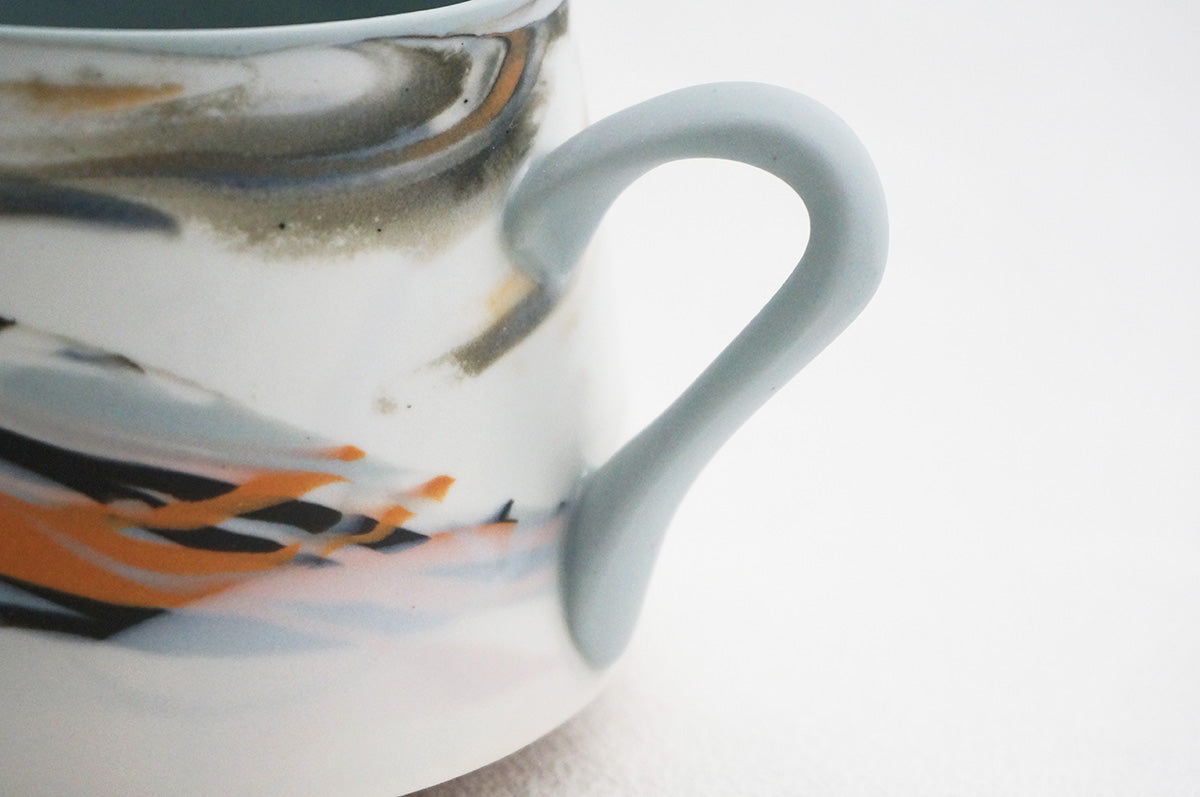 004 marble 富士型コーヒー碗 5/6/7