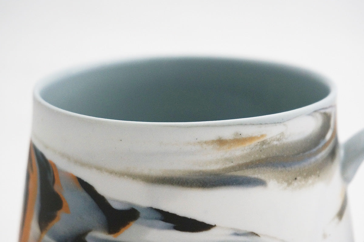 004 marble 富士型コーヒー碗 5/6/7