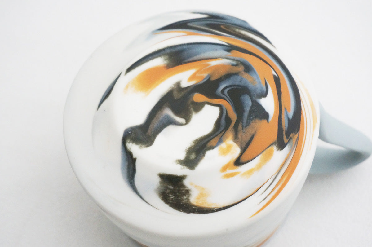 004 marble 富士型コーヒー碗 5/6/7