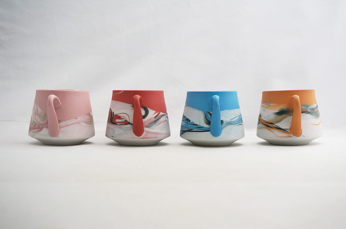 004 marble 富士型コーヒー碗 1/2/3/4