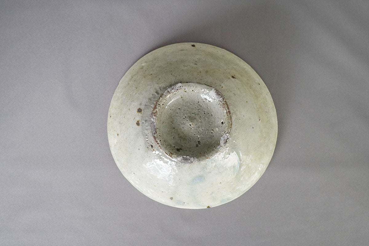 004 灰釉粉引5.5寸浅鉢