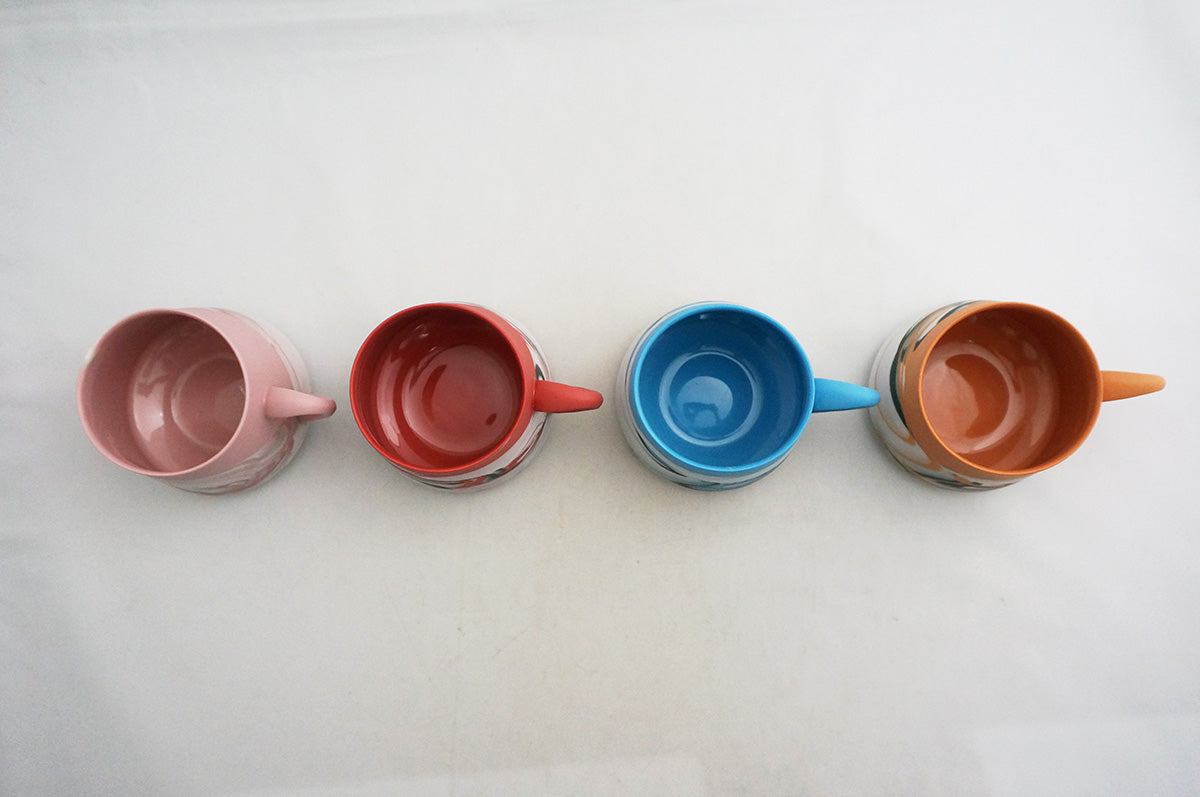 004 marble 富士型コーヒー碗 1/2/3/4