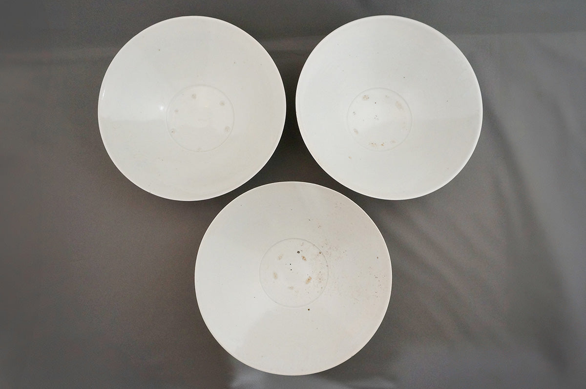 005 青白磁パスタ鉢(7寸) 薪窯焼成 目跡あり