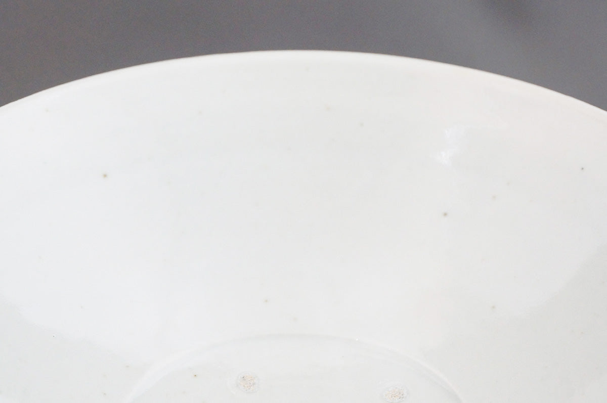 005 青白磁パスタ鉢(7寸) 薪窯焼成 目跡あり