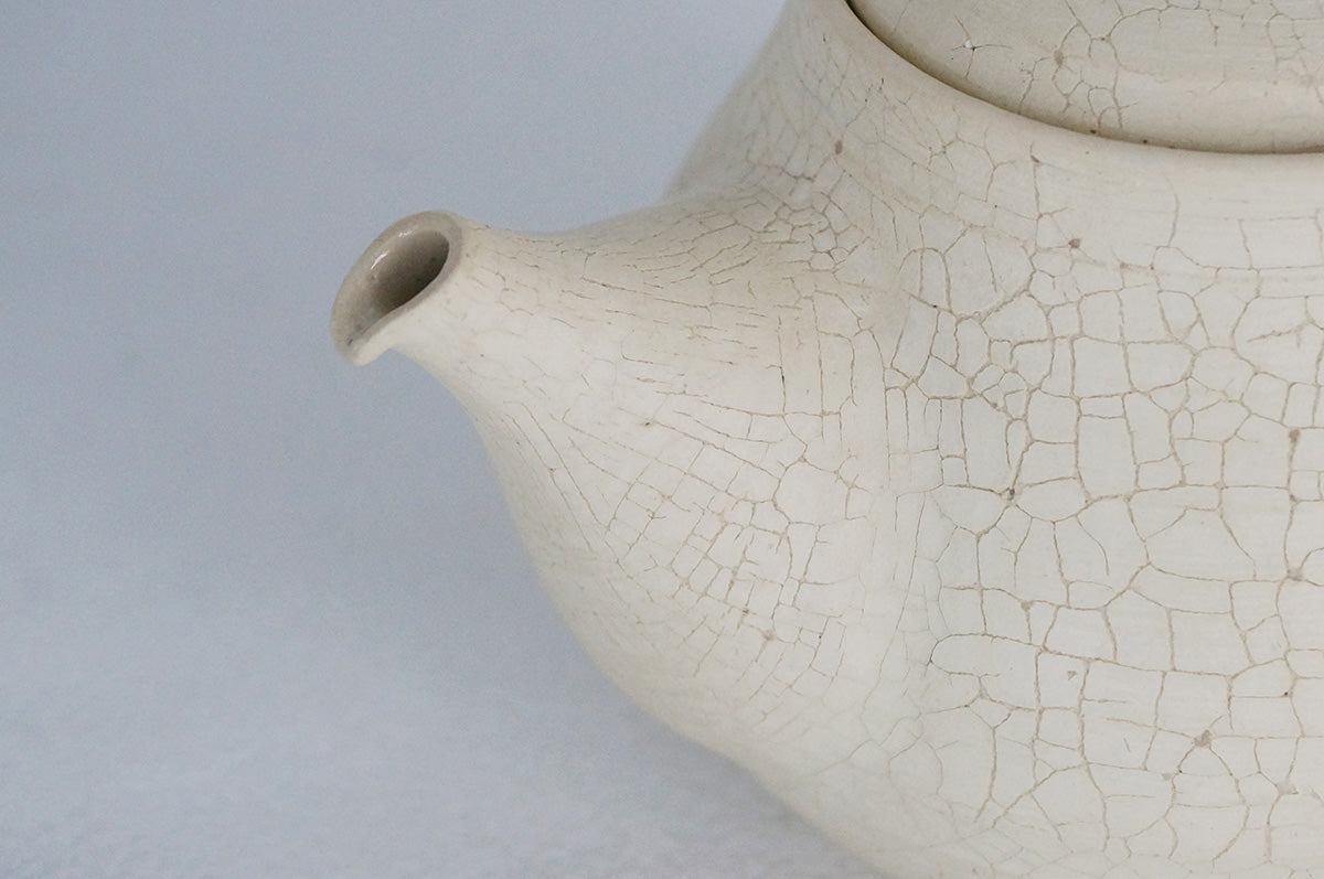 005 白梅花皮　ポット（小）