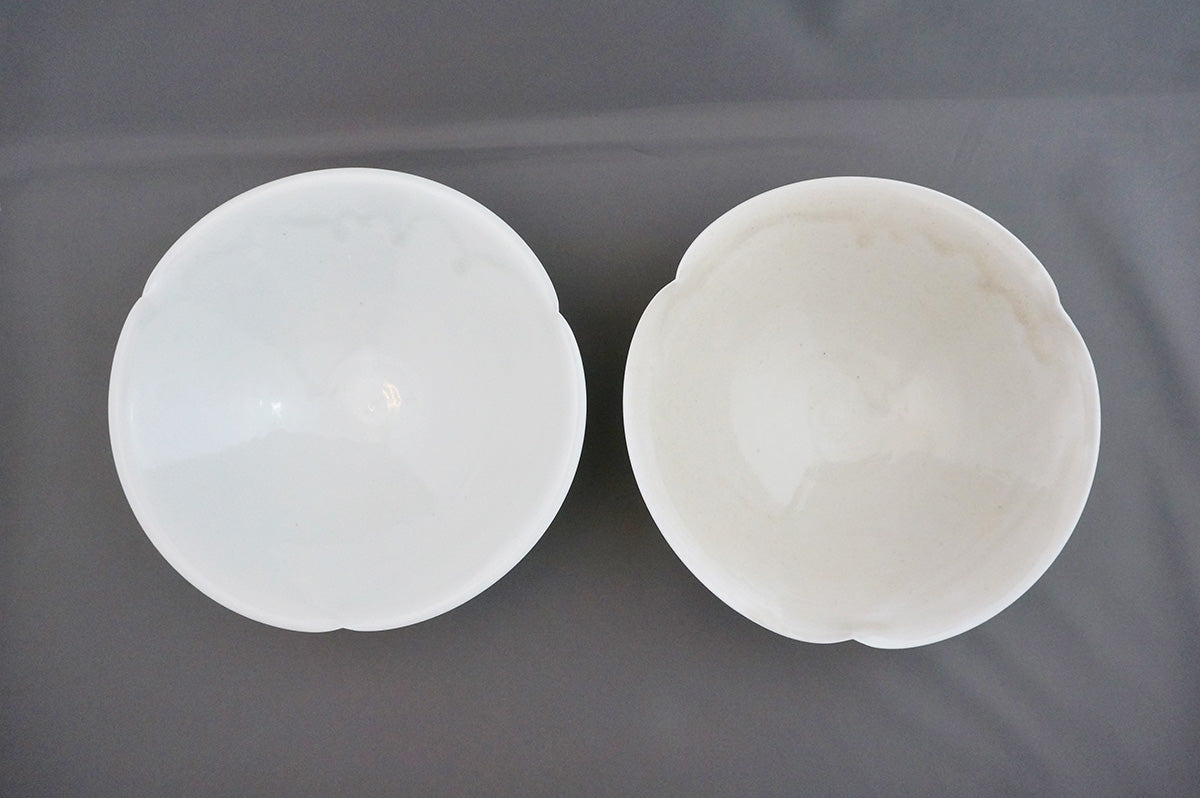 006 青白磁三ッ輪花パスタ鉢 (7寸)