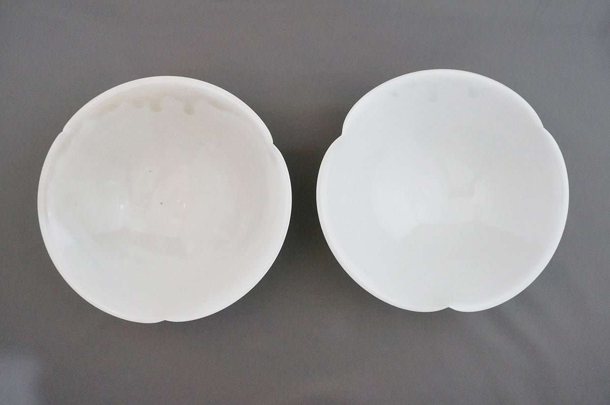 007 青白磁三ッ輪花パスタ鉢 (6寸)