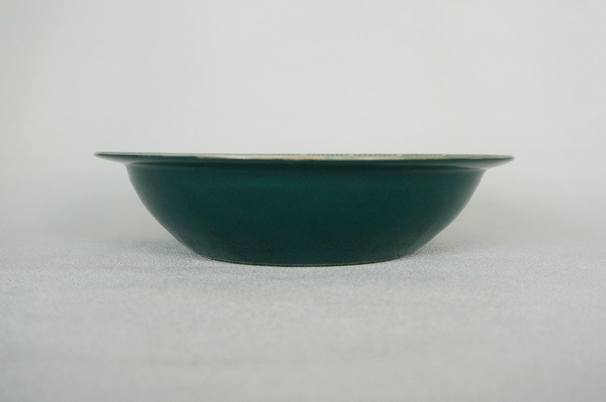 008 パスタ皿 (L) グリーン/イエロー