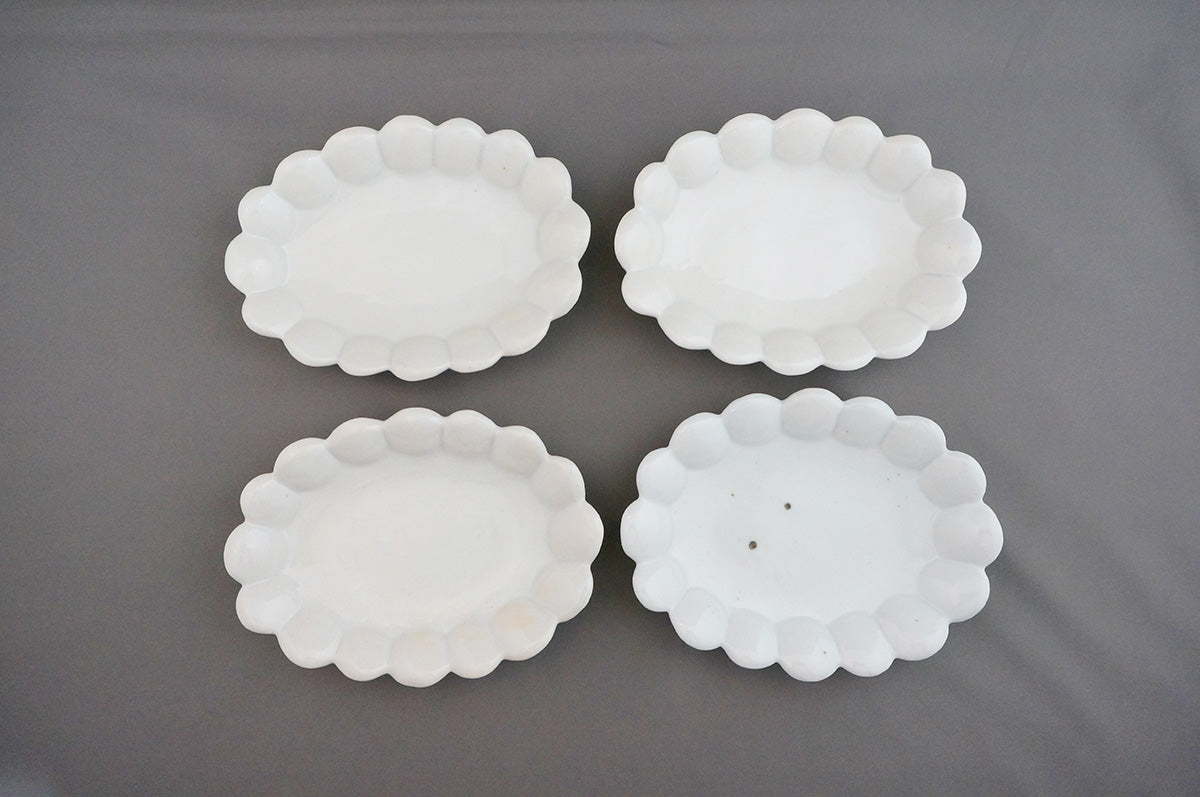 008 青白磁丸輪花オーバル(M)