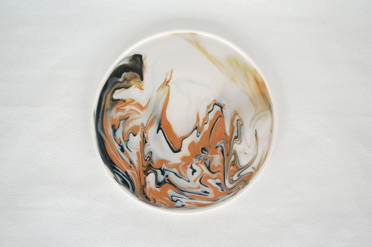 017 marble 円盤フラットプレート L