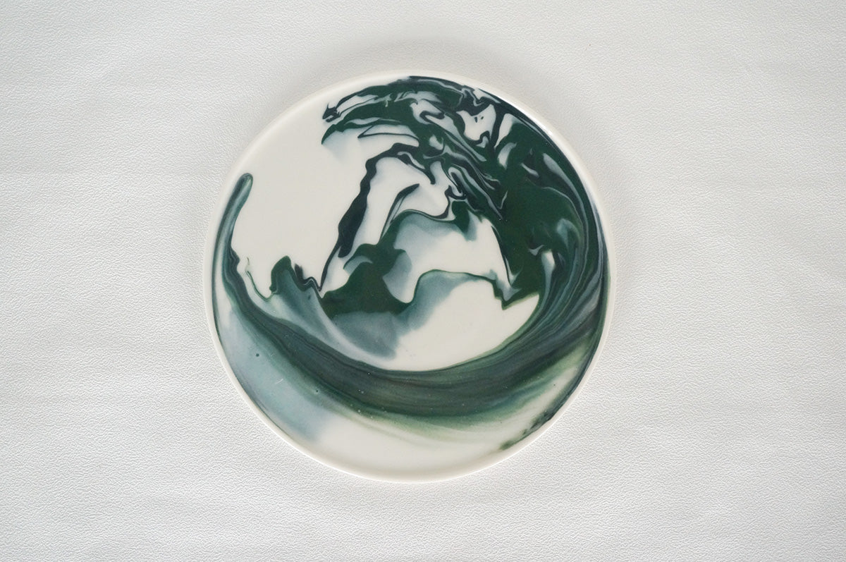 017 marble 円盤フラットプレート L