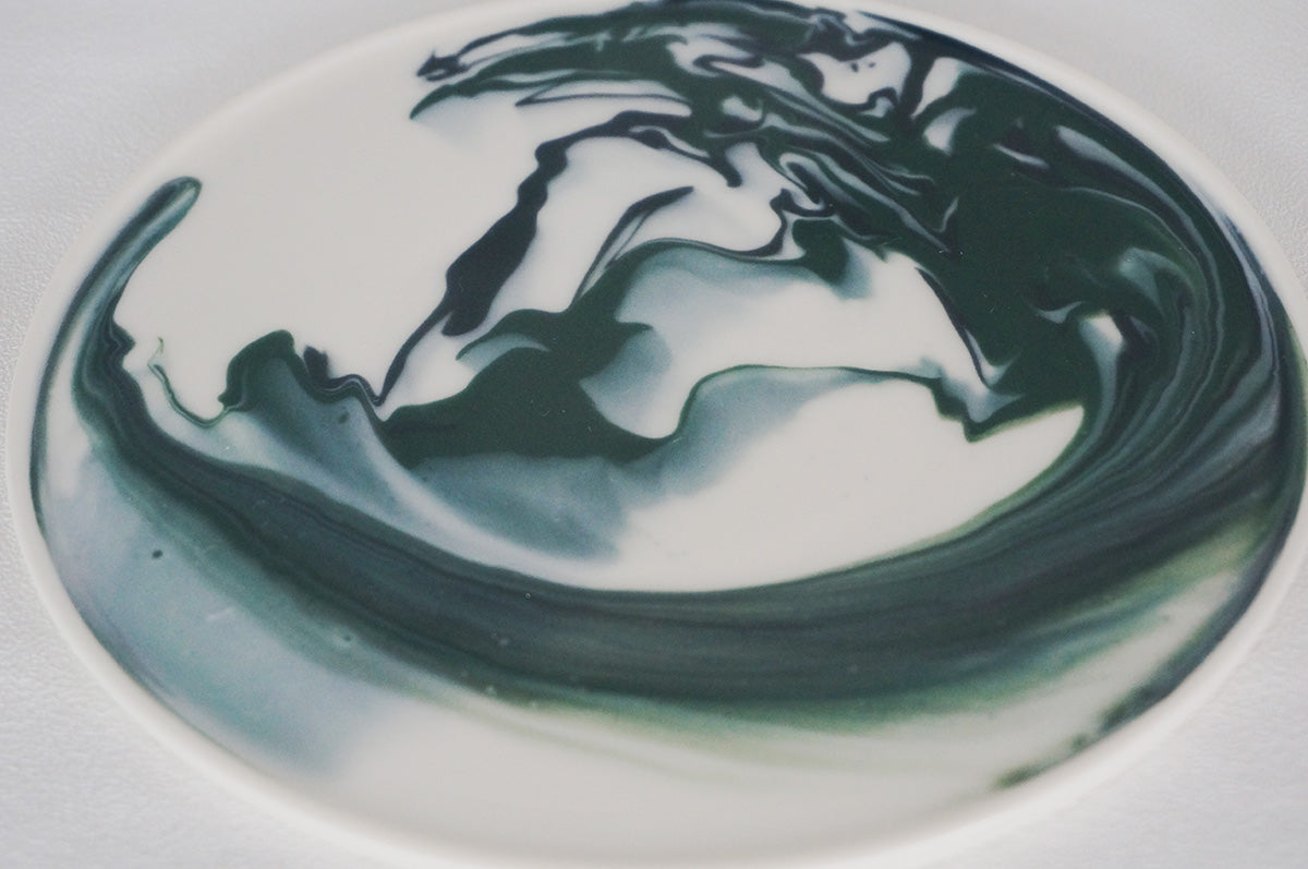 017 marble 円盤フラットプレート L