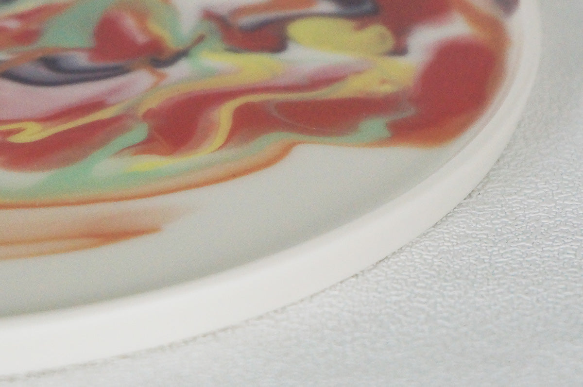 017 marble 円盤フラットプレート L