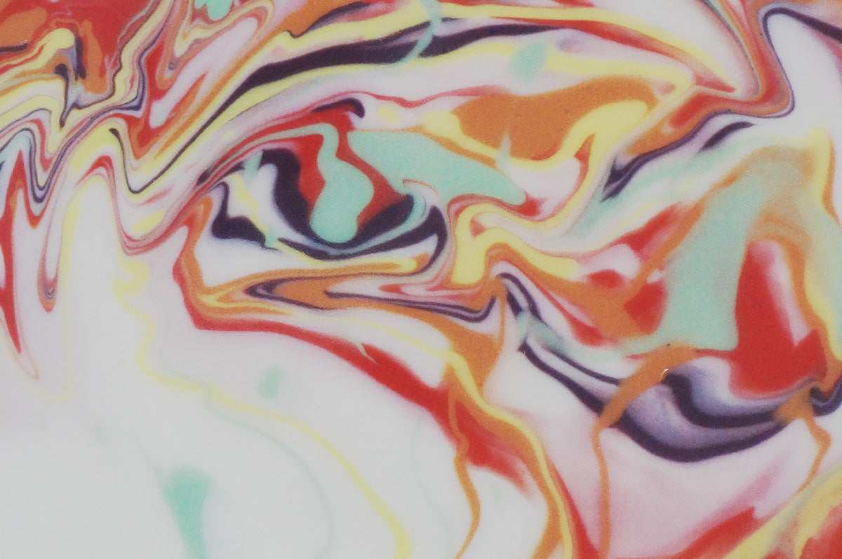 017 marble 円盤フラットプレート L