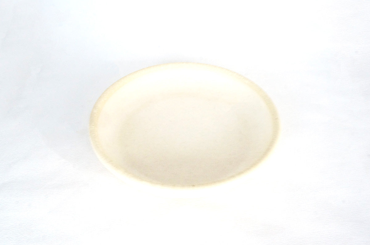 019 白梅花皮　鉢7寸　白1、灰釉1