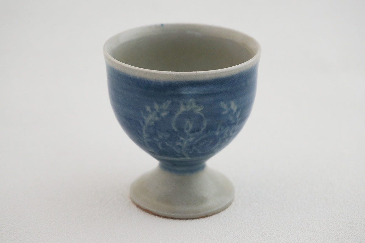 古代呉須馬上盃