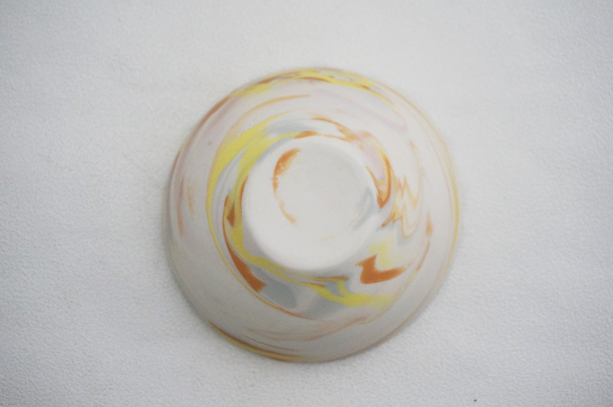 026 marble くびれ小鉢
