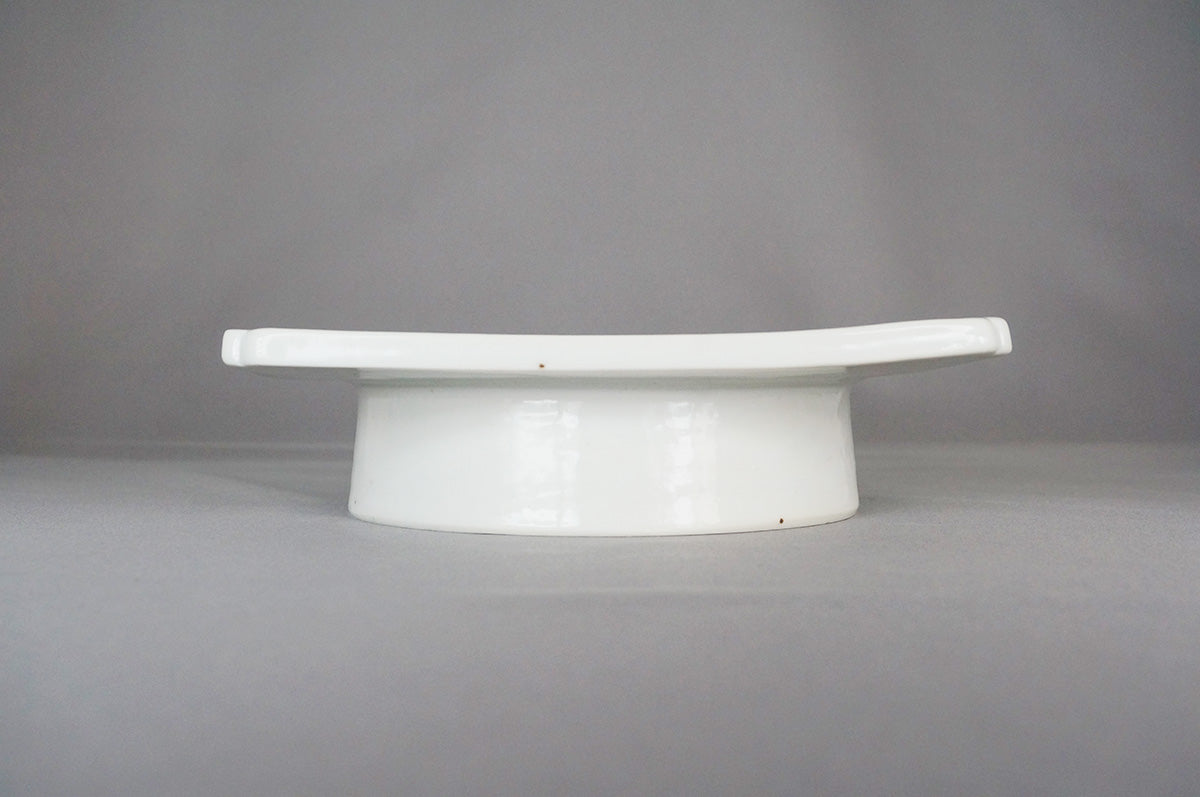 027 青白磁四方台皿（6寸） 1