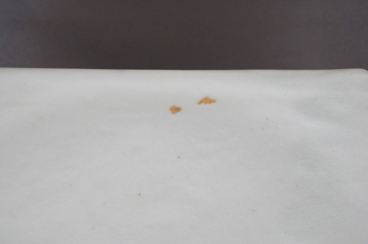 027 青白磁四方台皿（6寸） 2