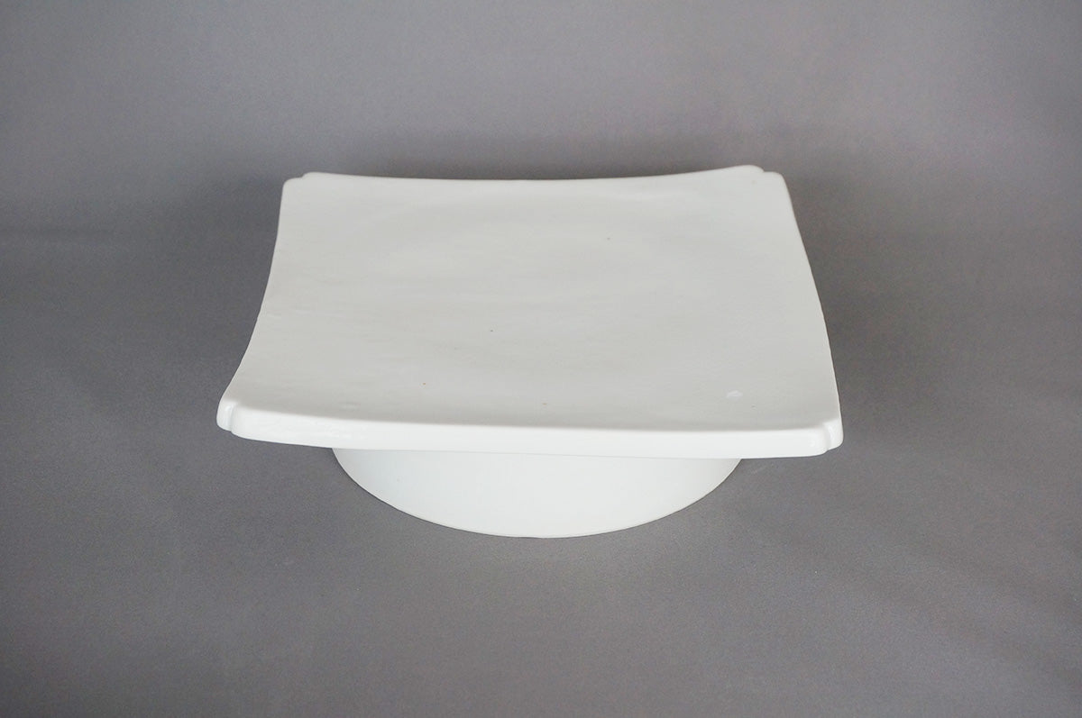 027 青白磁四方台皿（6寸） 3