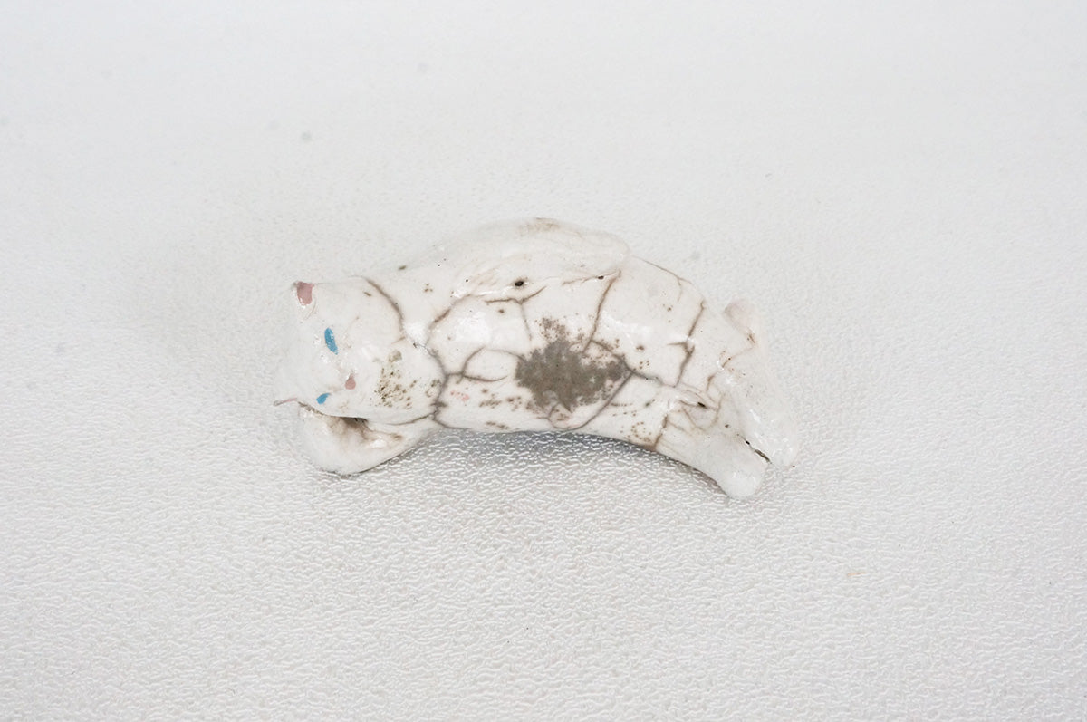 027 楽焼き　寝にゃん仏