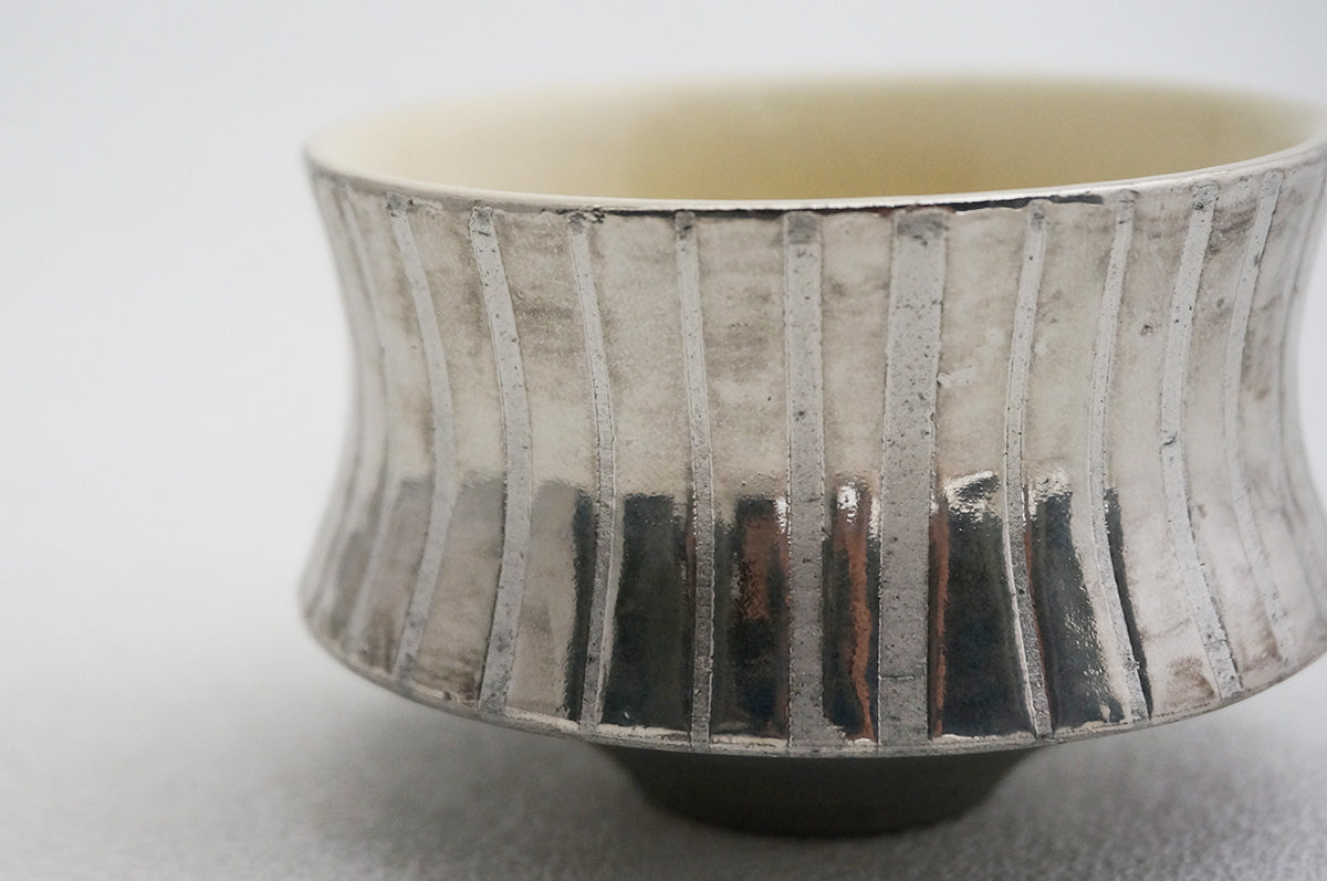 27 ホワイト 釉彩 プラチナぐい呑 4