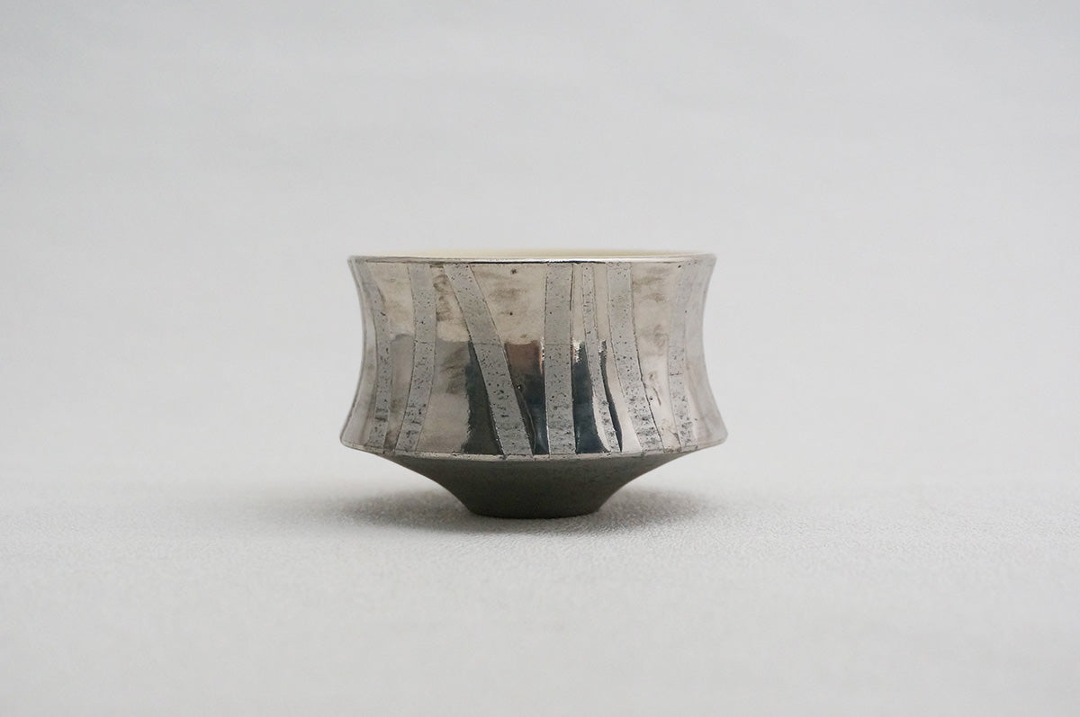 27 ホワイト 釉彩 プラチナぐい呑 5