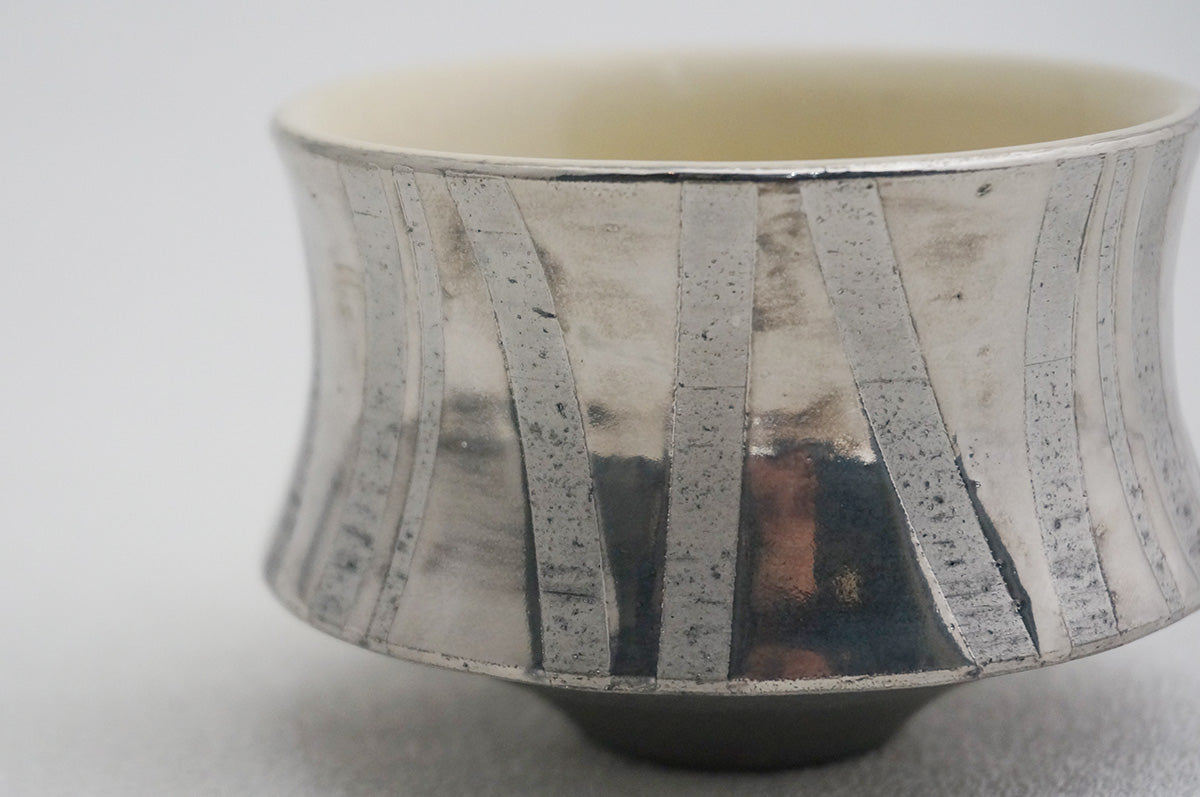 27 ホワイト 釉彩 プラチナぐい呑 5