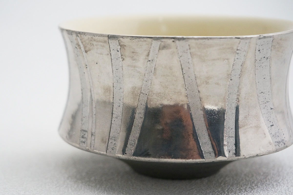 27 ホワイト 釉彩 プラチナぐい呑 6