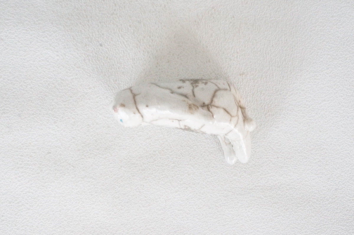 027 楽焼き　寝にゃん仏