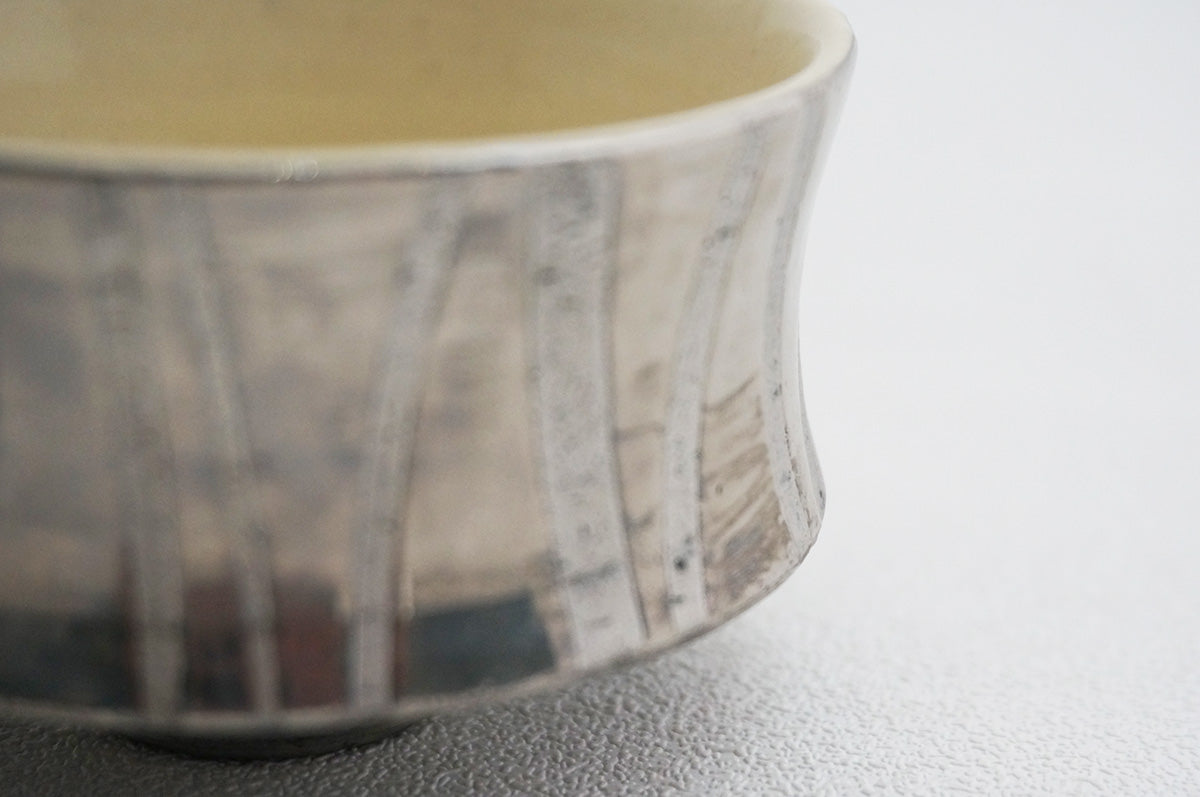 27 ホワイト 釉彩 プラチナぐい呑 7