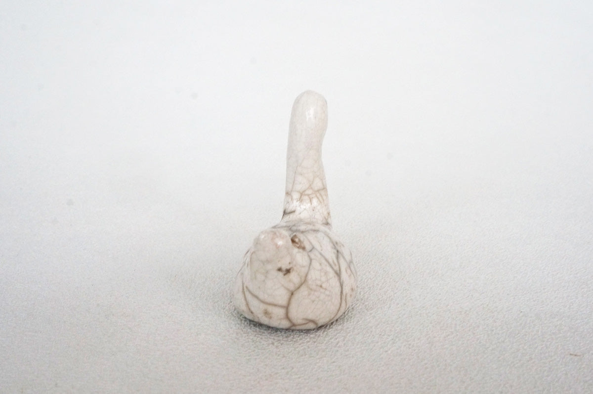 029 楽焼き　コハクチョウ　大