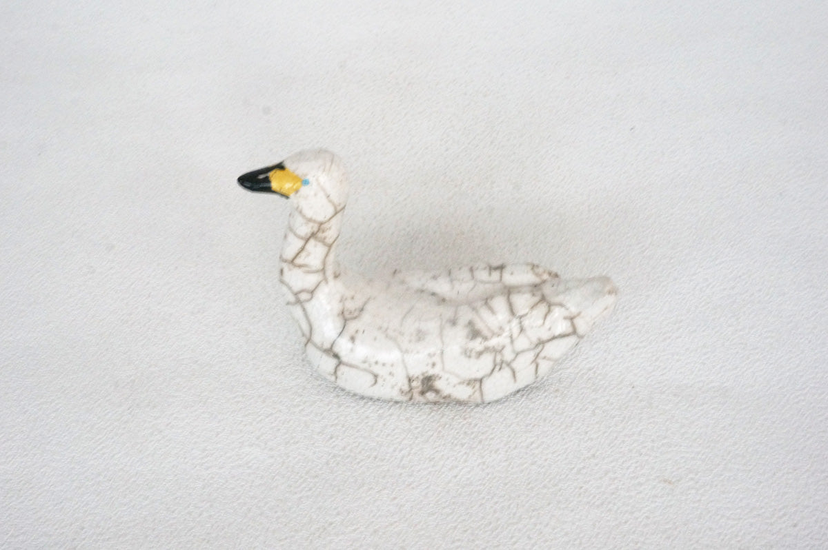 029 楽焼き　コハクチョウ　大