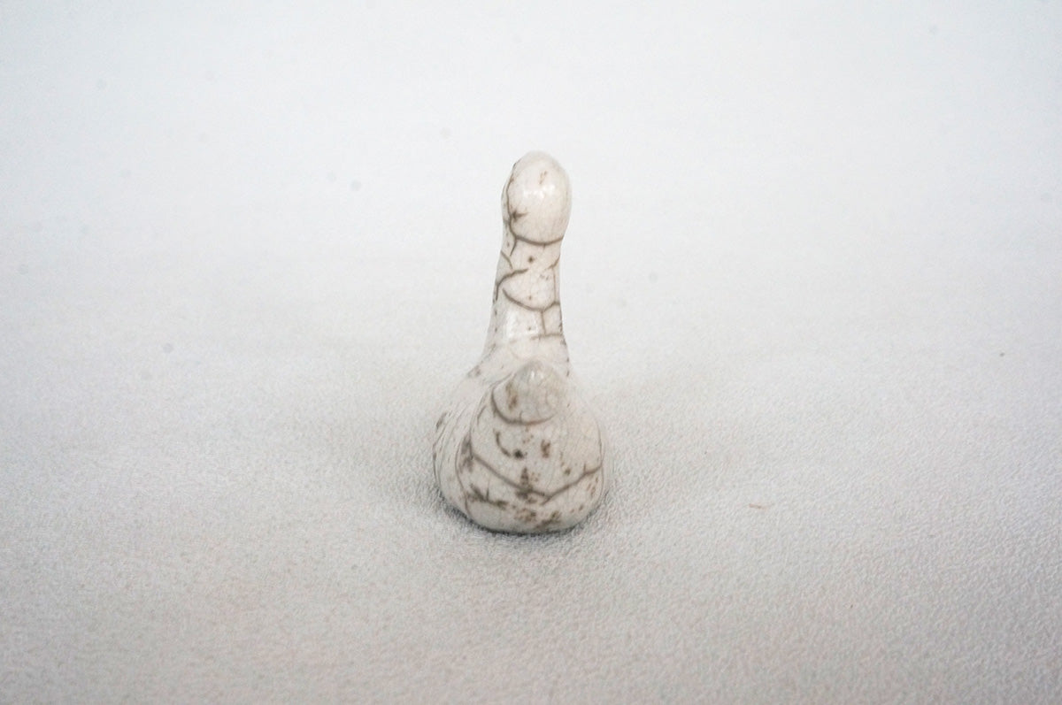 029 楽焼き　コハクチョウ　大